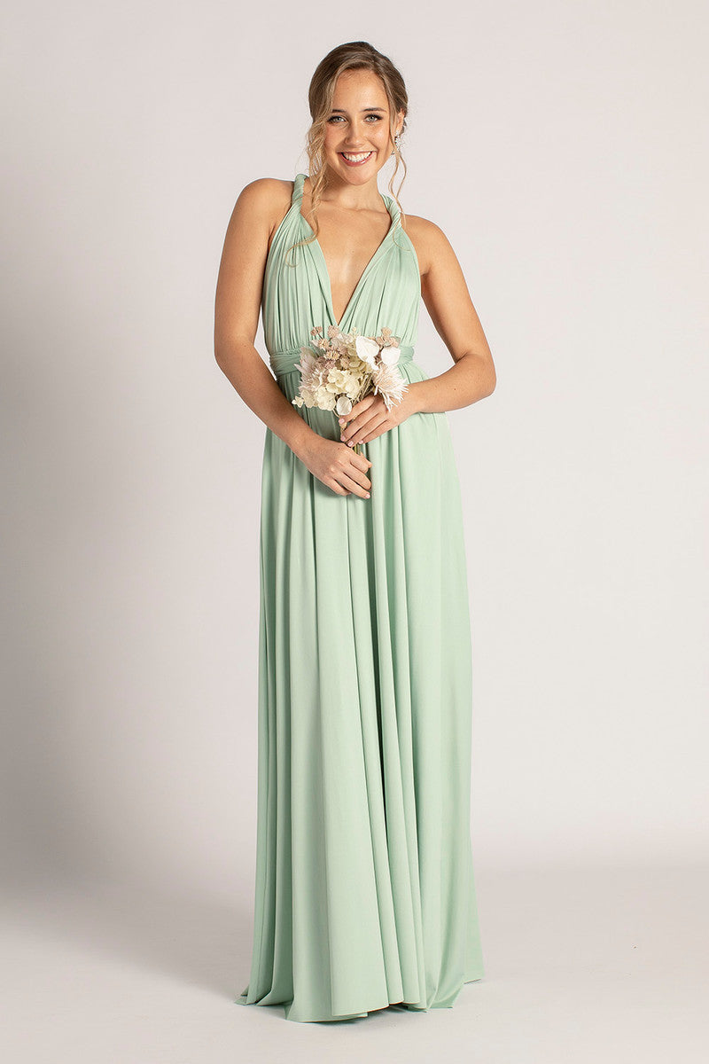 slim fit dress slacks Sage Infinity Dress/Wrap Convertible Bridesmaid Dress/Custom Size Floor 39 Inches / Plus(16-26) main image 0