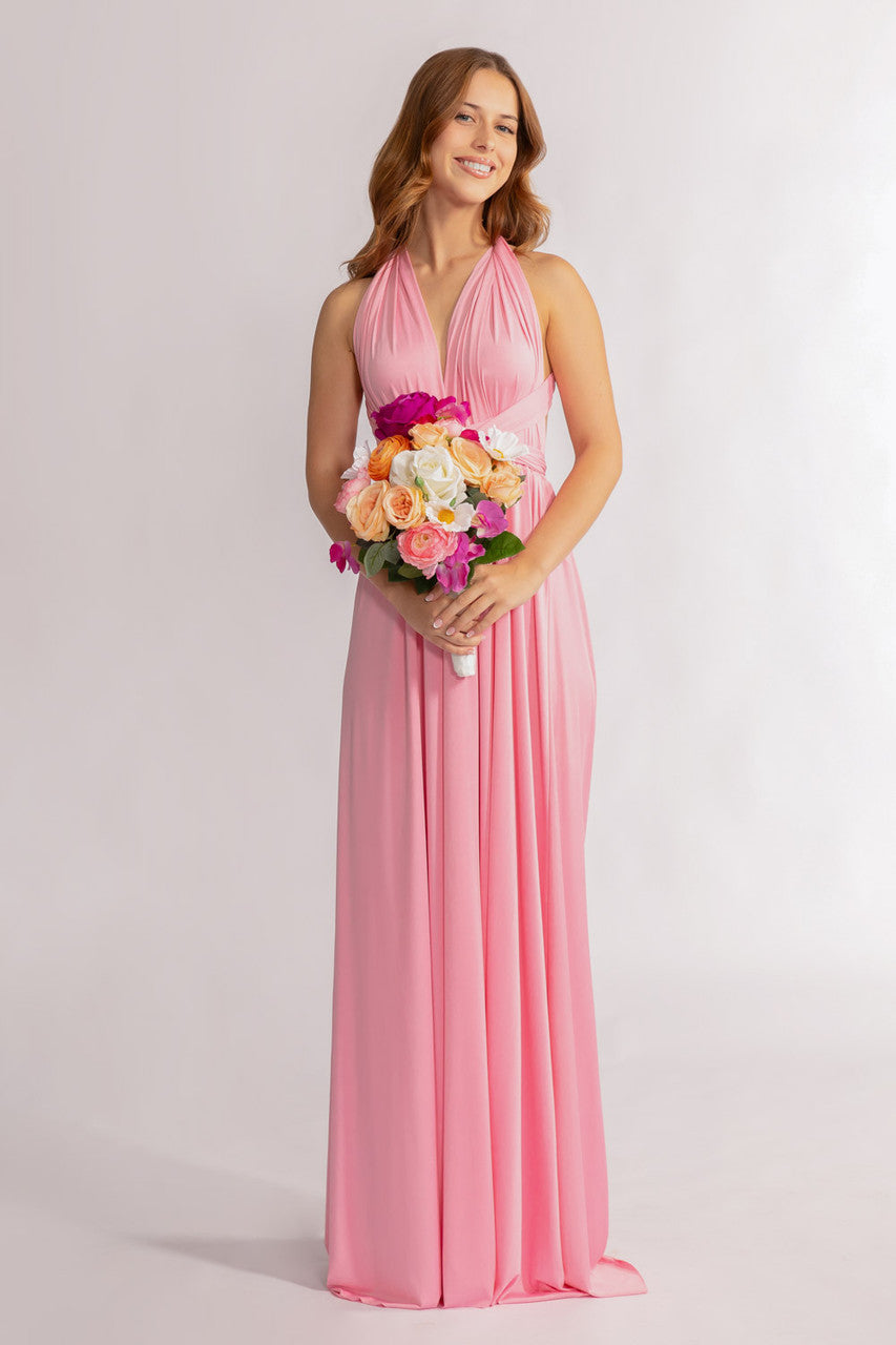 Classic Multiway Infinity Dress In Peony For Sale - Bridesmaids Dresses