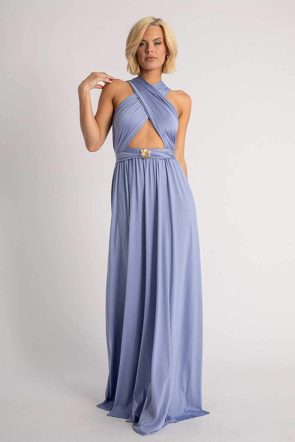 Classic Infinity Dress in Lilac Blue | Multiway