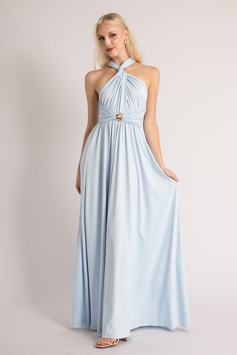 infinity dress halter Amazon.com: Bridesmaid Dresses Sleeveless Off Shoulder Short for Women  Formal Vintage Evening Party Prom Gown Halter Convertible Dress with  Bandeau Plus Size Teal : Clothing, Shoes & Jewelry