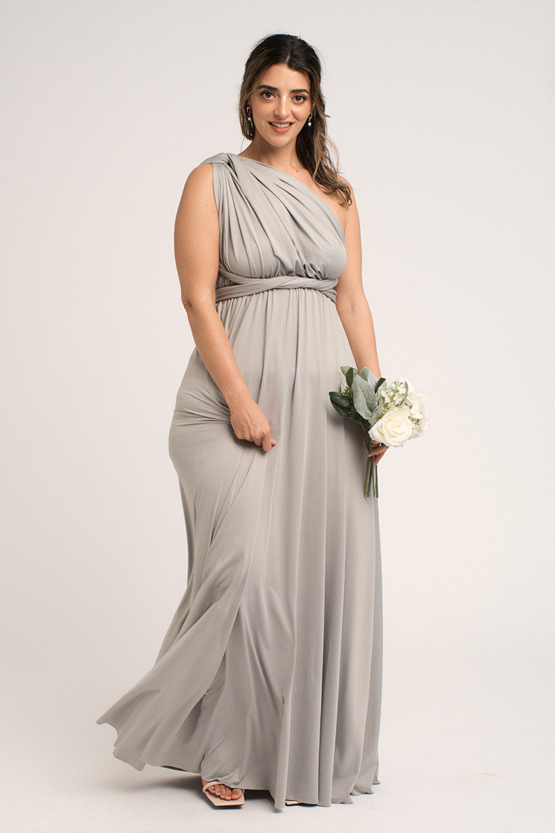 Classic Multiway Infinity Dress in Silver For Sale - Bridesmaids Dresses | Model Chic Classic Multiway Infinity Dress in Silver For Sale - Bridesmaids Dresses | Model Chic