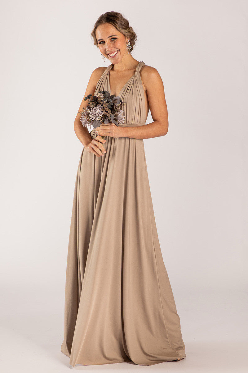 Classic Multiway Infinity Bridesmaid Dress in Mocha For Sale Online | ModelChic Model Chic Classic Multiway Infinity Bridesmaid Dress in Mocha For Sale Online | ModelChic Model Chic