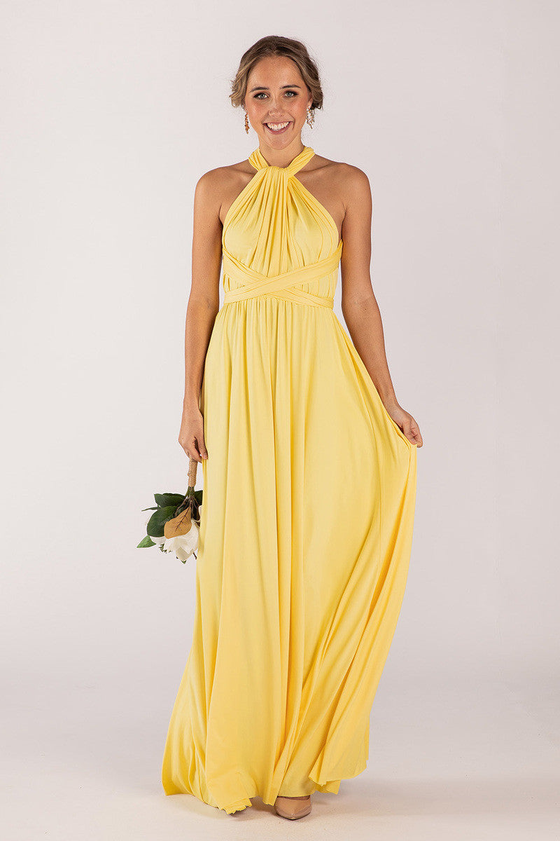 Classic Multiway Infinity Dress in Yellow - Evening Dresses | ModelChic Model Chic Classic Multiway Infinity Dress in Yellow - Evening Dresses | ModelChic Model Chic