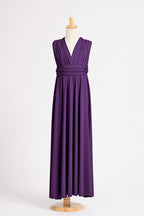 Classic Multiway Infinity Dress in Dark Purple