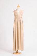 Classic Multiway Infinity Dress in Gold