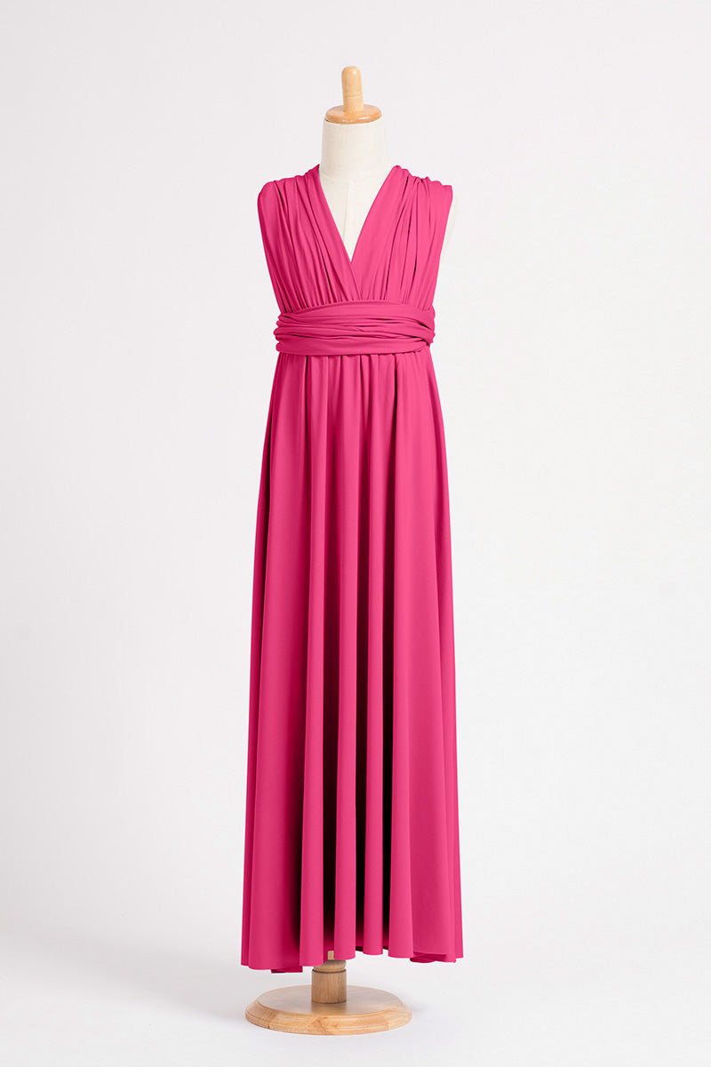 Classic Multiway Infinity Dress in Hot Pink