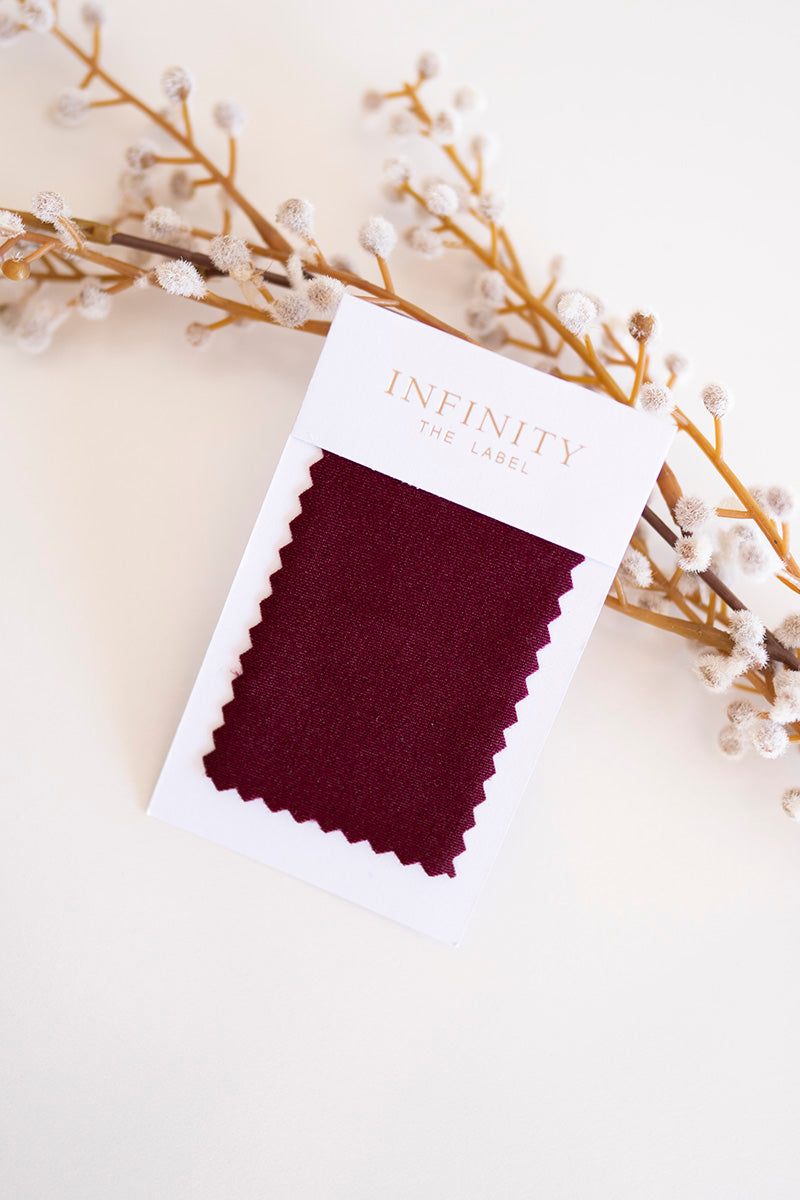 Fabric Sample for Luxe Satin Ballgown Multiway Dresses