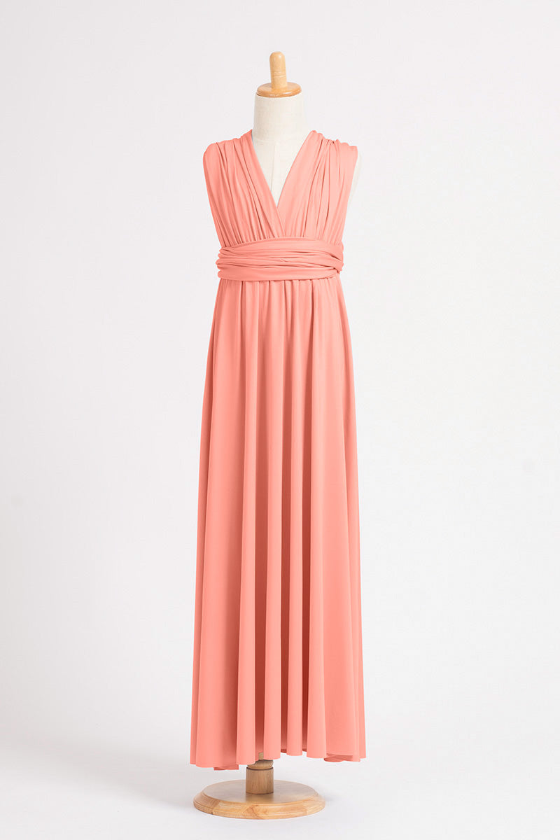Classic Multiway Infinity Dress in Light Coral Pink
