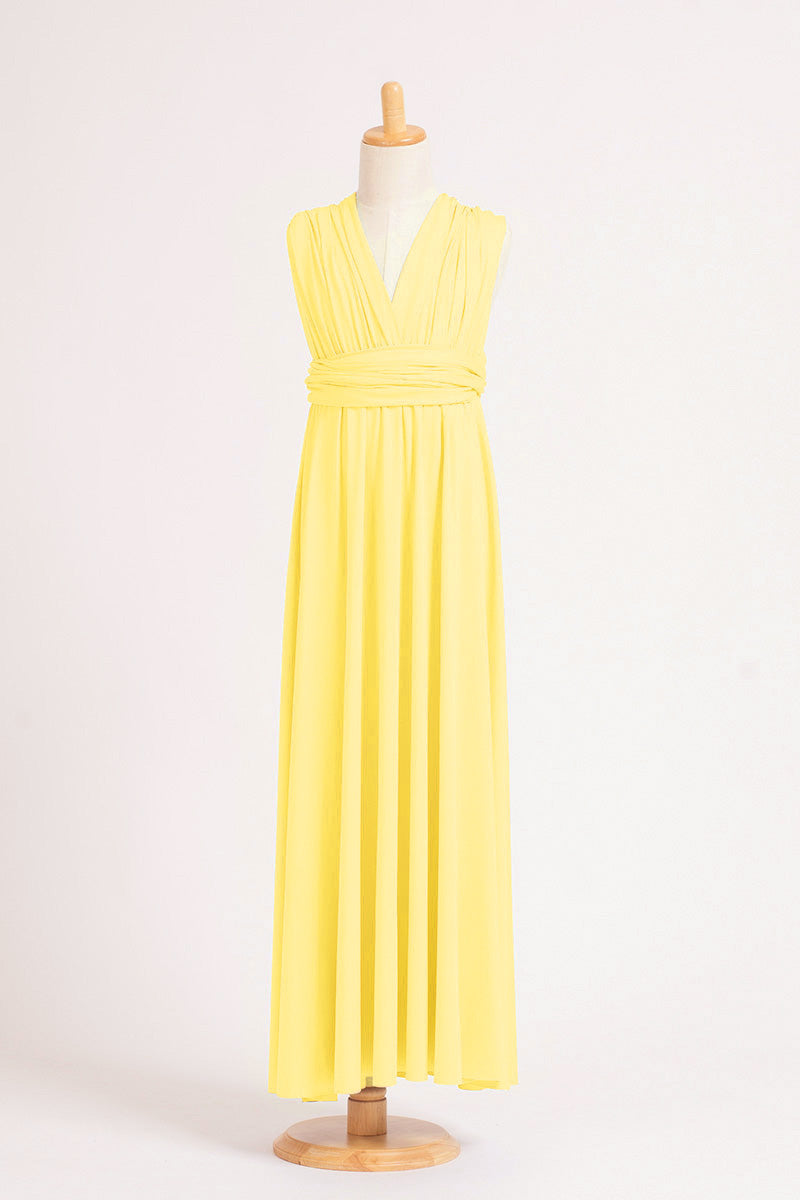 Classic Multiway Infinity Dress in Yellow - Evening Dresses | ModelChic   Model Chic