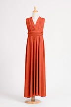 Classic Multiway Infinity Dress in Rust