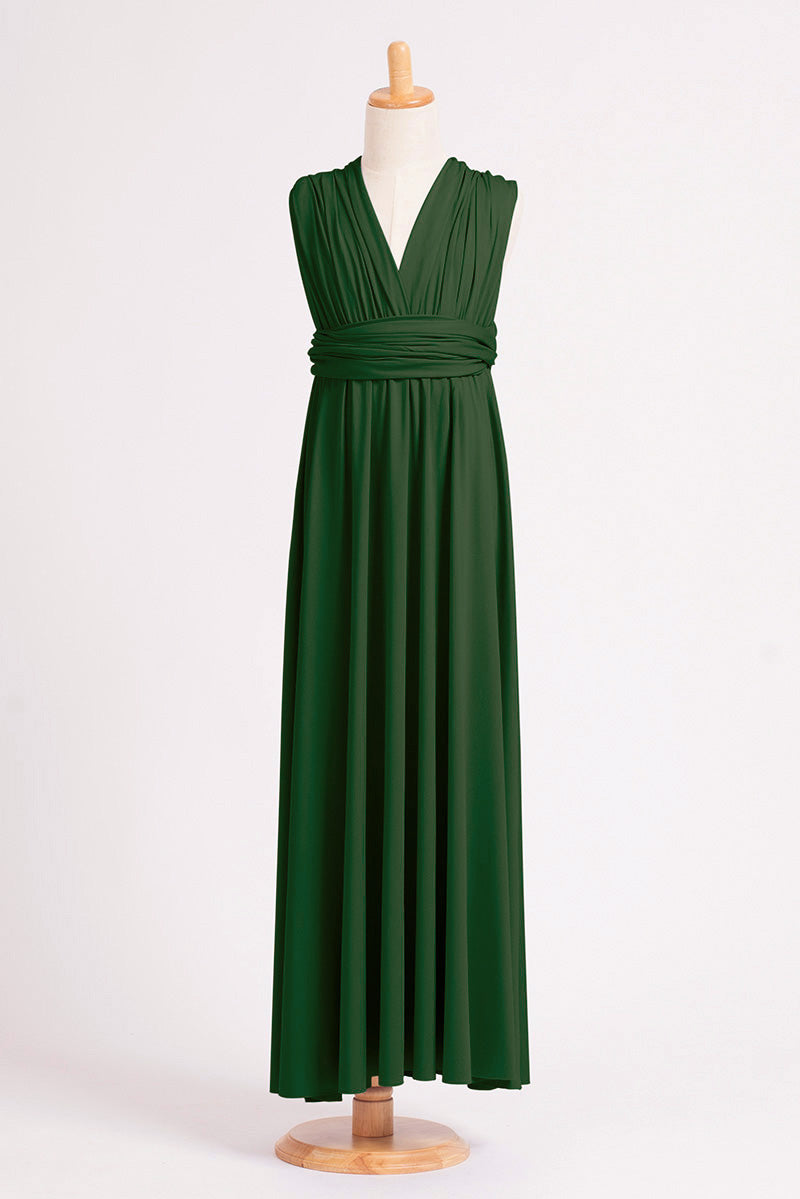 Classic Multiway Infinity Dress in Hunter Green