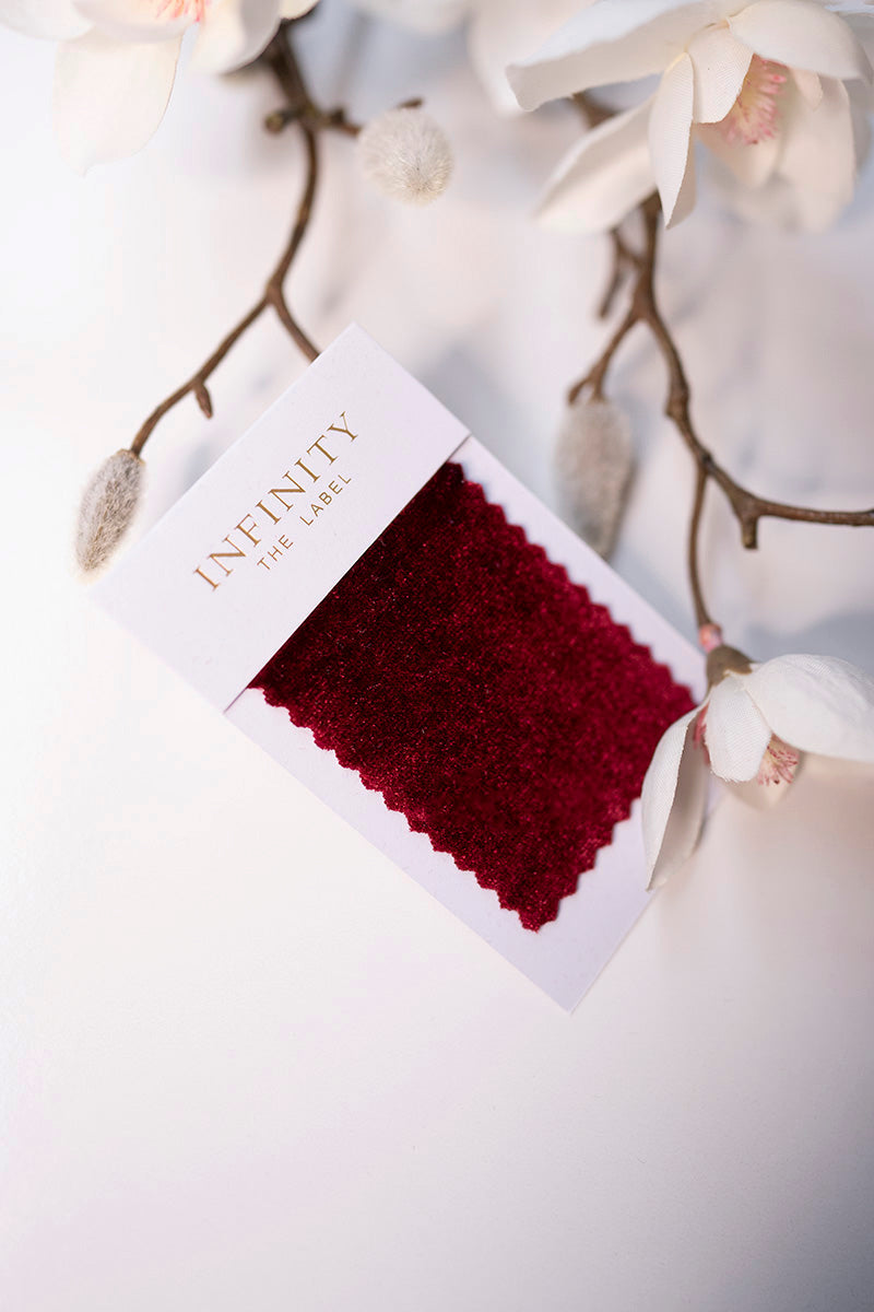 Fabric Sample for Velvet Infinity Dresses