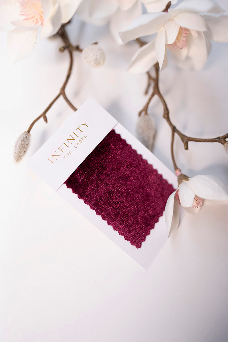 Fabric Sample for Velvet Infinity Dresses
