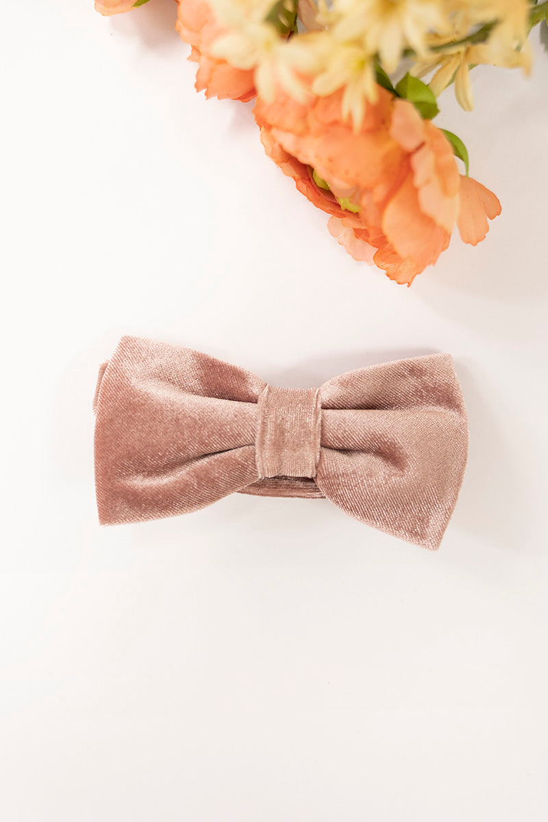 Velvet Groomsmen Bow Tie