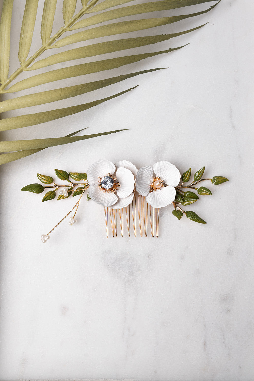 Eden Rose Gold Bridal Hair Comb