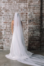 Kristine Single Layer Tulle Wedding Veil