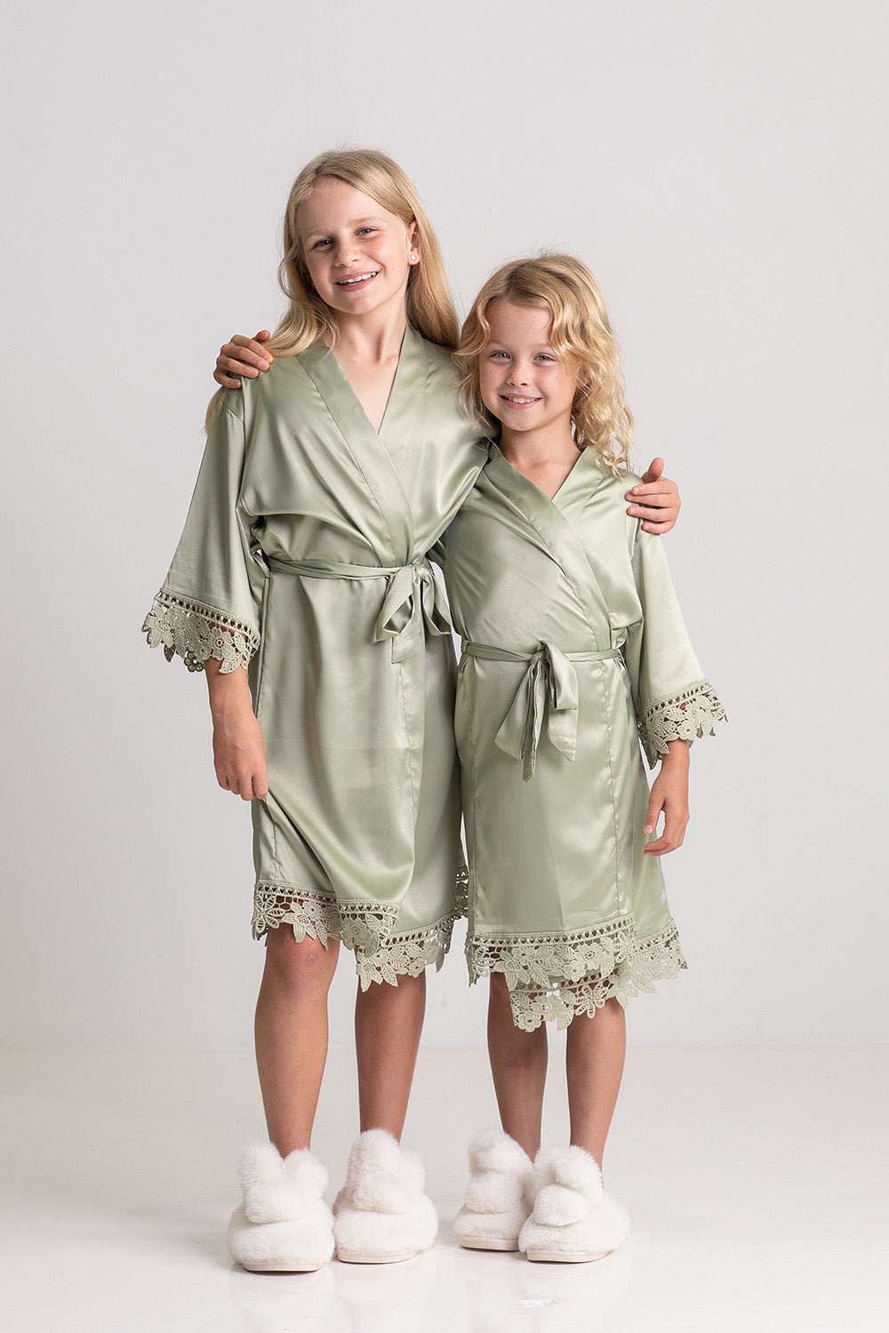 Lily Lace Bridesmaid Robe - Kids
