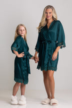 Lily Lace Bridesmaid Robe - Kids