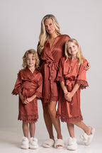 Lily Lace Bridesmaid Robe - Kids