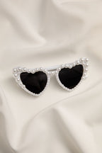 Pearl Heart Bridal Sunglasses