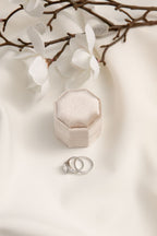 Octagonal Velvet Ring Box