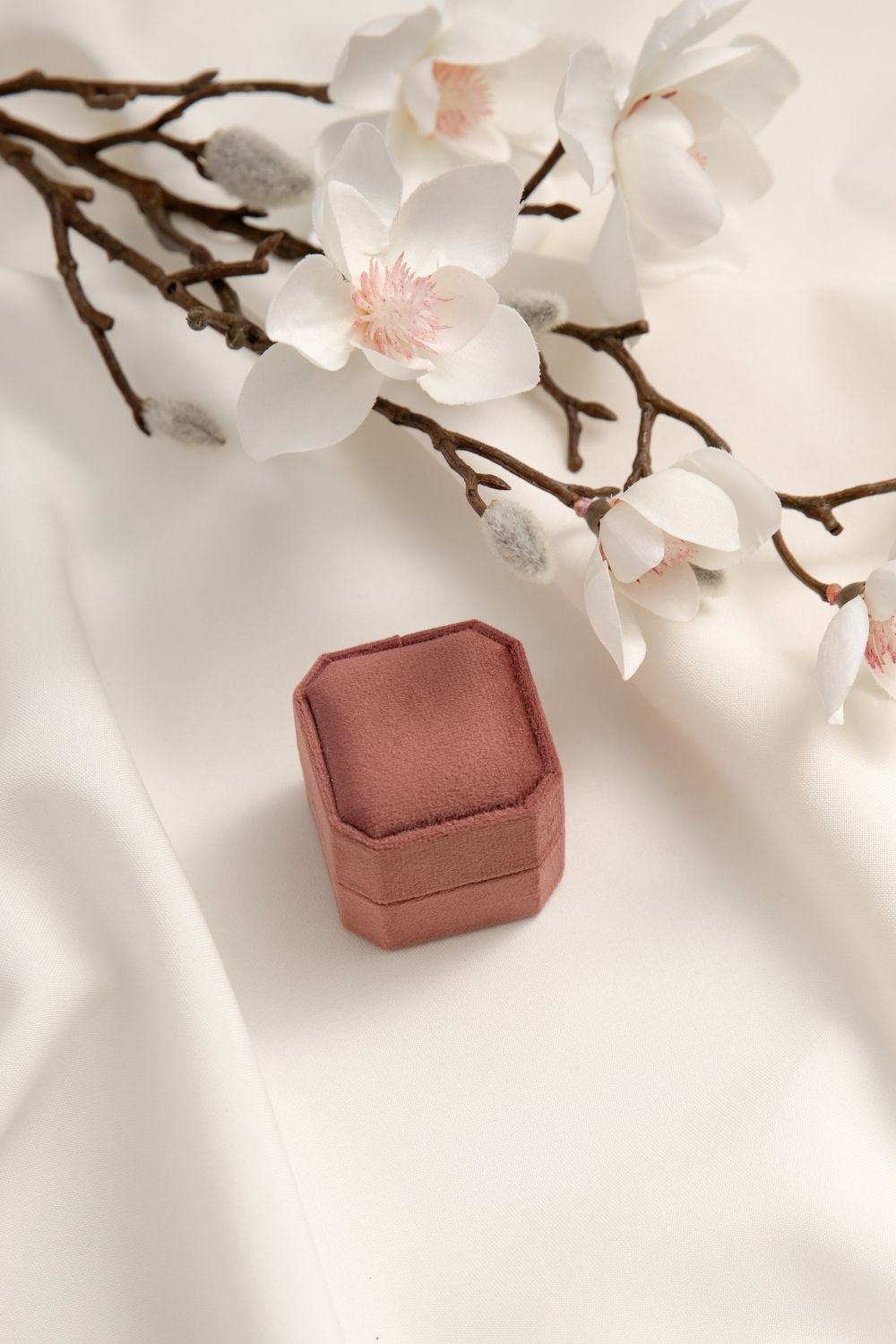 Square Velvet Ring Box