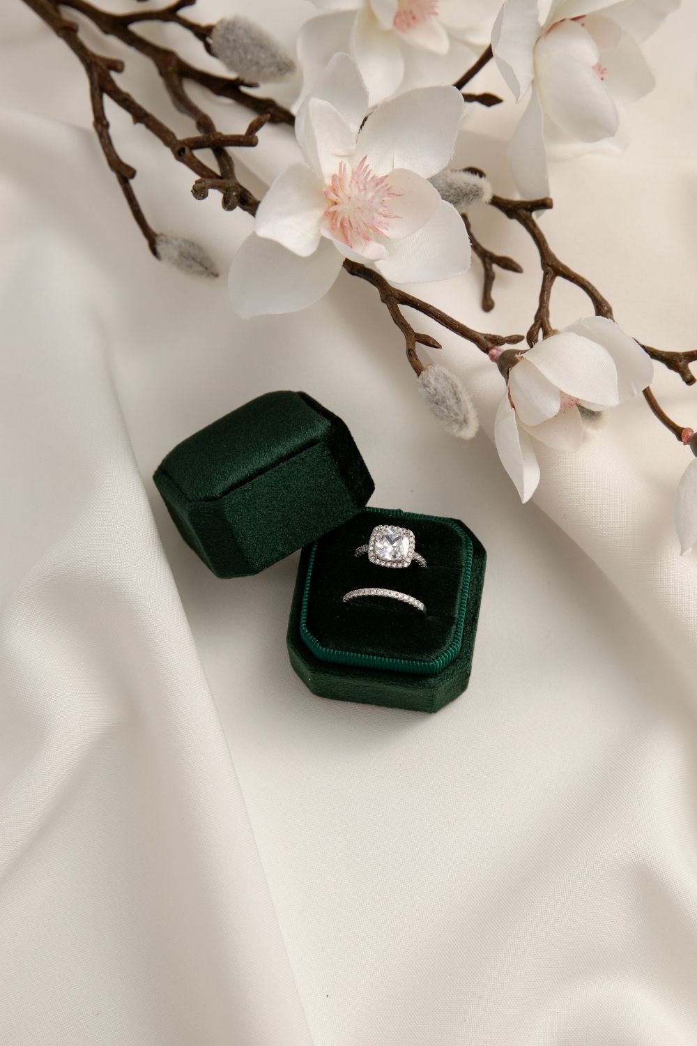Square Velvet Ring Box