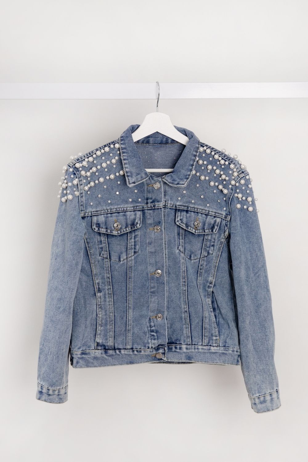 Pearl Bridal Denim Jacket