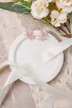 Sadie Rose Gold CZ Stud Earrings 