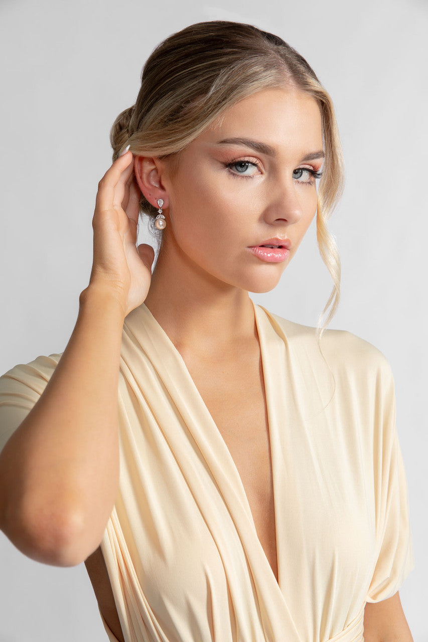 Blair Silver Large Pearl Drop Earring 