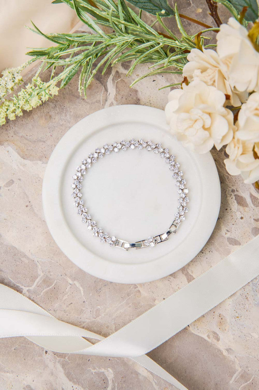Esme Silver Tennis Bracelet 