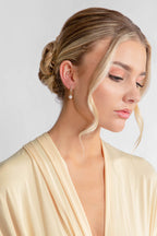 Skye Gold Petite Pearl Drop Earring 