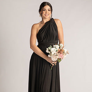 black Bridesmaids Dresses