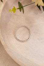 Sophie Round Silver Rhinestone Buckle