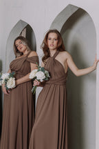 Classic Multiway Infinity Dress in Chocolate