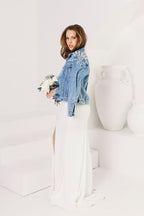 Pearl Bridal Denim Jacket