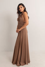 Classic Multiway Infinity Dress in Chocolate