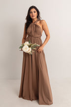 Classic Multiway Infinity Dress in Chocolate