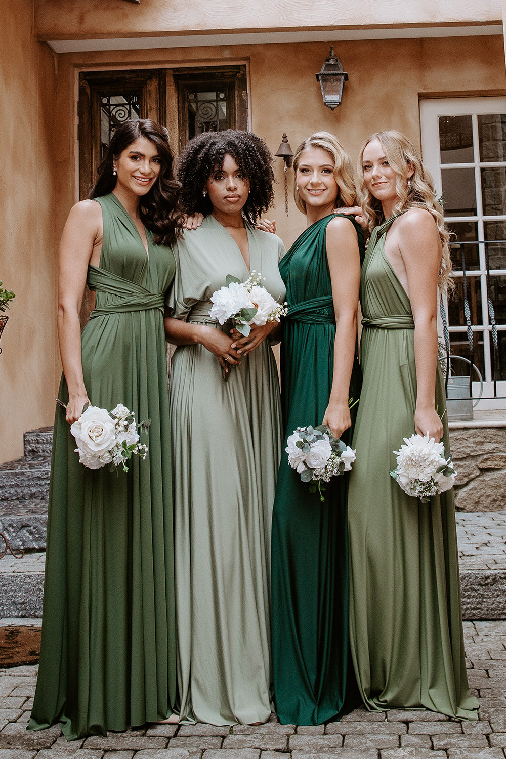 Classic Multiway Infinity Dress in Olive Green