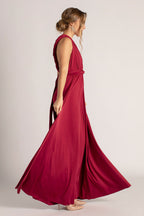 Classic Multiway Infinity Dress in Burgundy
