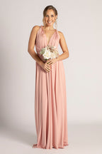 Classic Multiway Infinity Dress in Dusty Pink