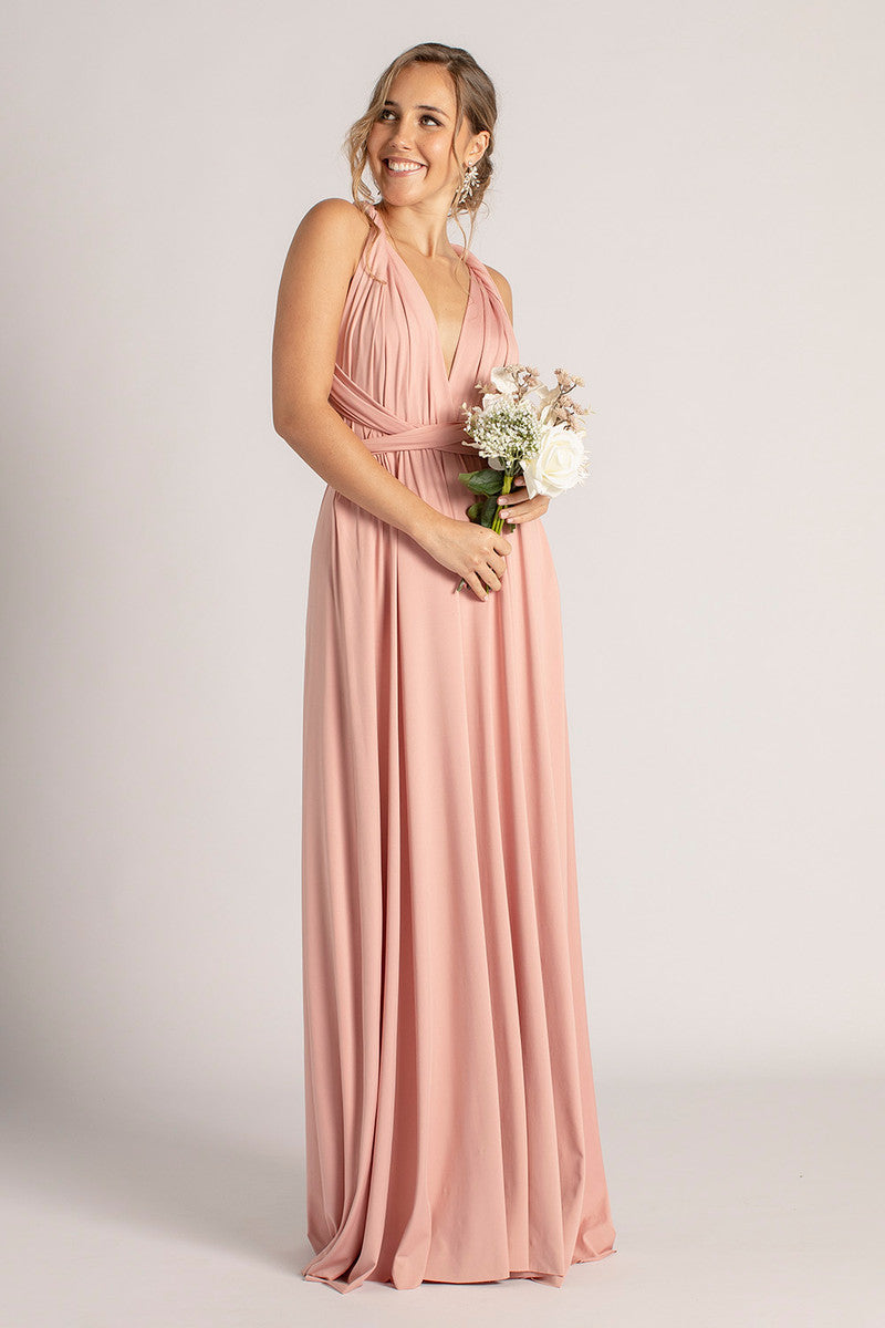 Classic Multiway Infinity Bridesmaid Dress in Dusty Pink - Formal Dresses For Sale | ModelChic Model Chic Classic Multiway Infinity Bridesmaid Dress in Dusty Pink - Formal Dresses For Sale | ModelChic Model Chic