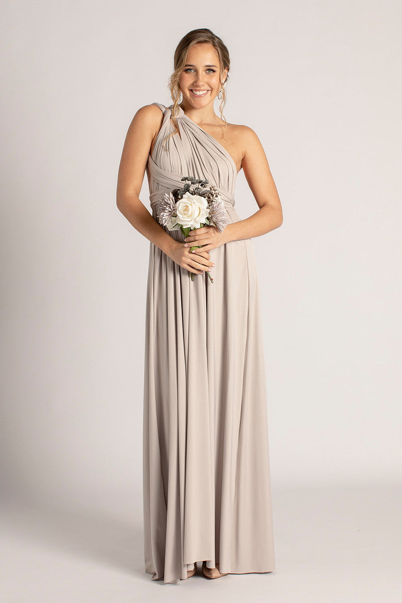 Classic Multiway Infinity Dress in Grey
