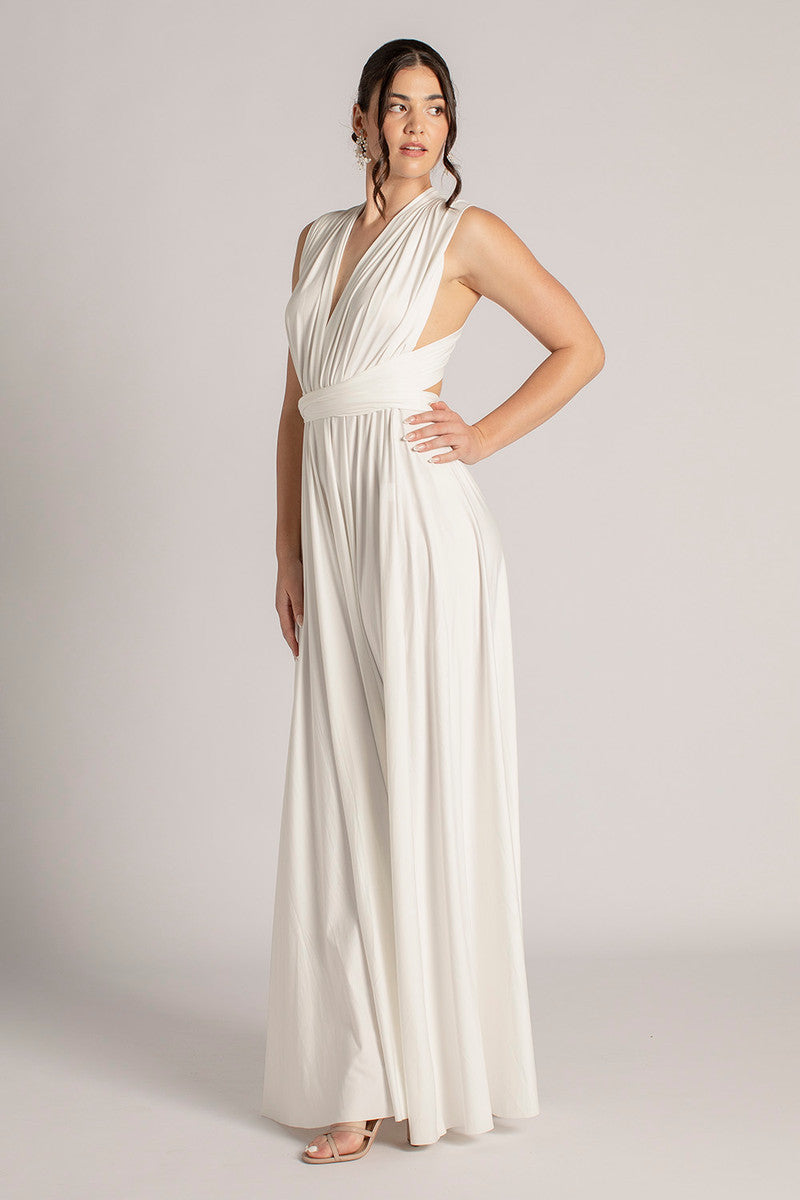 Classic Multiway Infinity Dress in Ivory