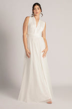 Tulle Overlay Skirt For Classic Multiway Dress in Ivory