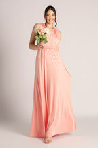 Classic Multiway Infinity Dress in Light Coral Pink