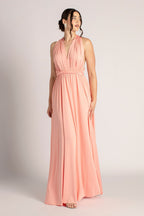 Classic Multiway Infinity Dress in Light Coral Pink