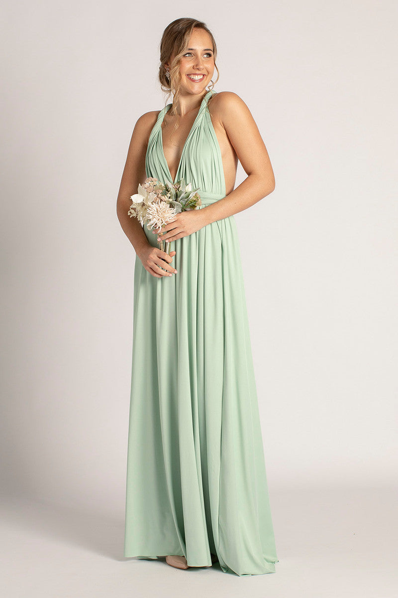 Classic Multiway Infinity Dress in Light Sage