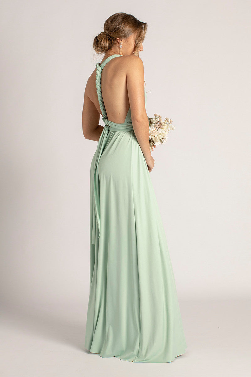 Classic Multiway Infinity Dress in Light Sage