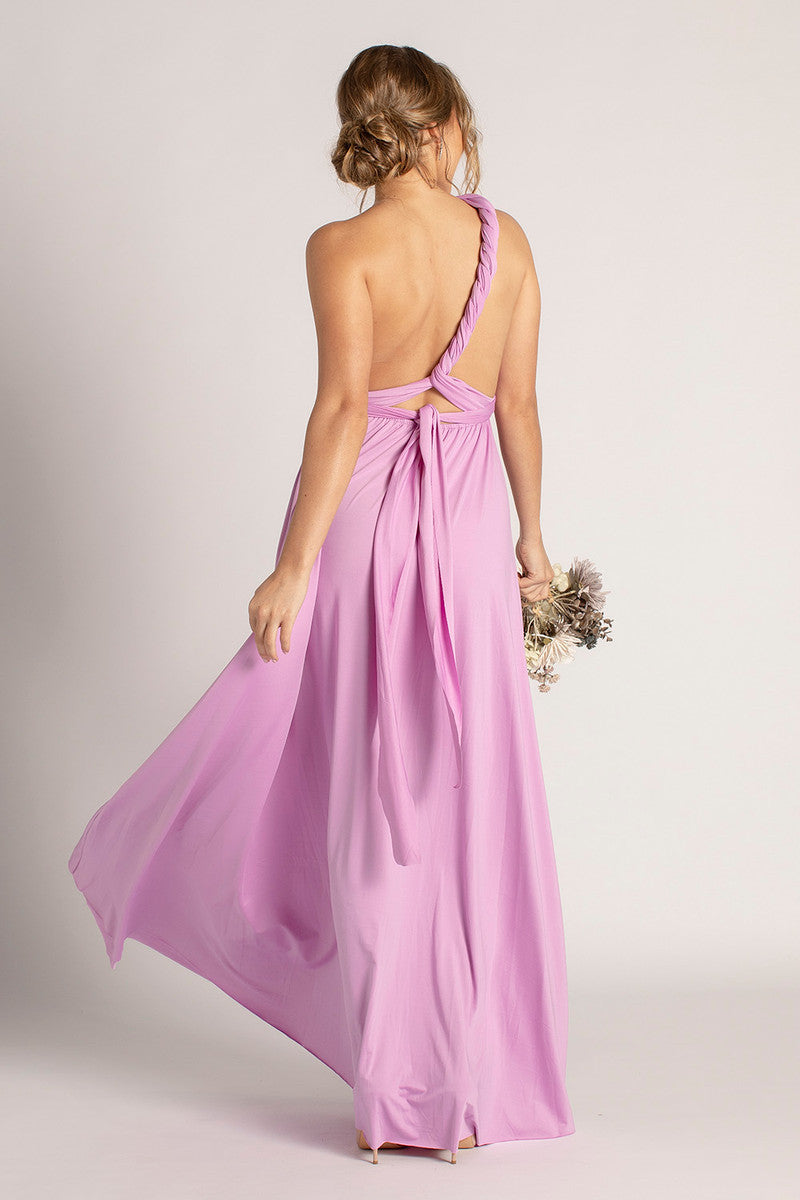 lilac multiway bridesmaid dress Lilac Infinity Dress Multiway Bridesmaid Dress Convertible Made in USA